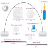 Balloon Arch Stand Kit Adjustable Background Balloon Frame Stand Set