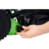 16-Inch 5-Blade Push Reel Lawn Mower with Grass Catcher, GREEN COLOR