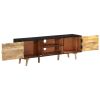 TV Stand 55.1"x11.8"x18.1" Rough Mango Wood and Solid Wood Acacia