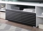 ACME Buck II TV Stand in White & Black High Gloss Finish LV00998