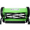 16-Inch 5-Blade Push Reel Lawn Mower with Grass Catcher, GREEN COLOR
