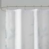 Burnout Printed Shower Curtain