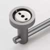 Toilet Paper Holder Gun Grey Thicken Space Aluminum Toilet Roll Holder for Bathroom; Kitchen; Washroom Wall Mount